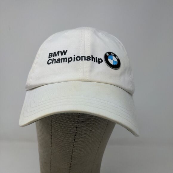 American Needle Men's BMW Championship Strapback Hat White Adjustable - Picture 2 of 14